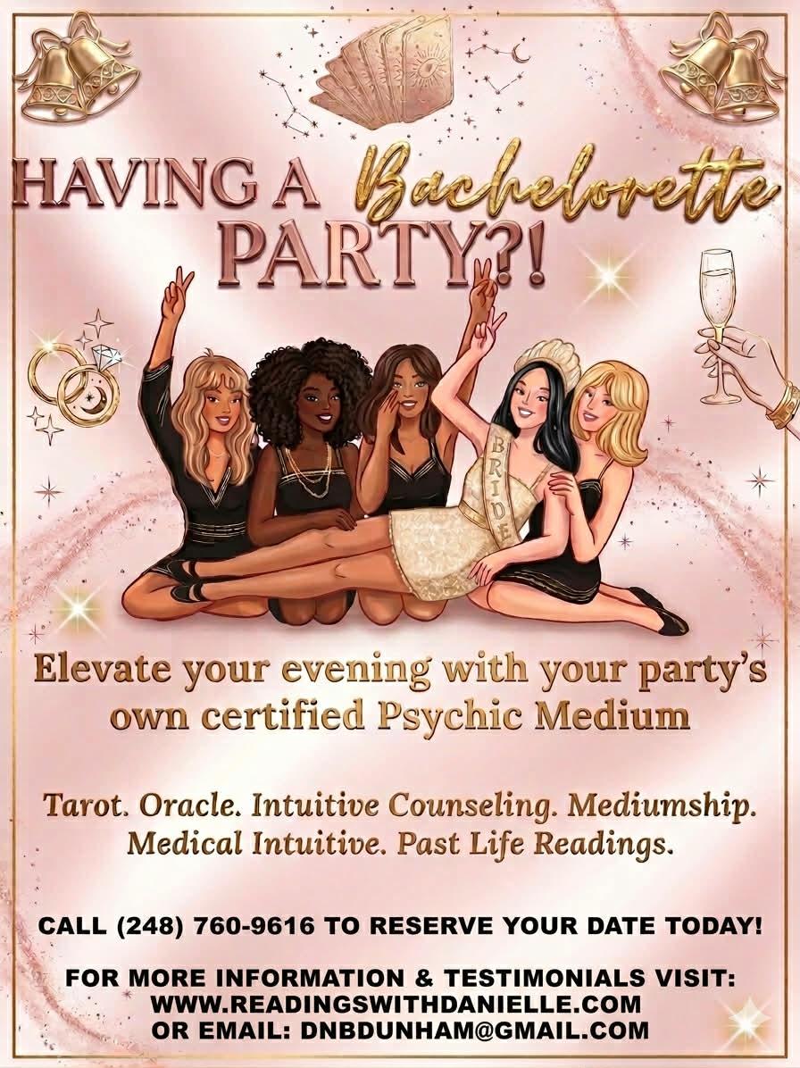 Wedding, bachelorette party, and bridal shower pricing
